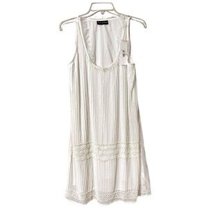 Union Of Angels Belini Beaded Dress White Nee With Tags Size Medium